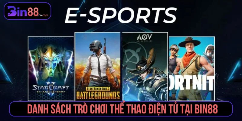 Một số bộ môn phổ biến trong cá cược thể thao điện tử