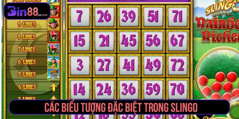 Các biểu tượng đặc biệt trong Slingo