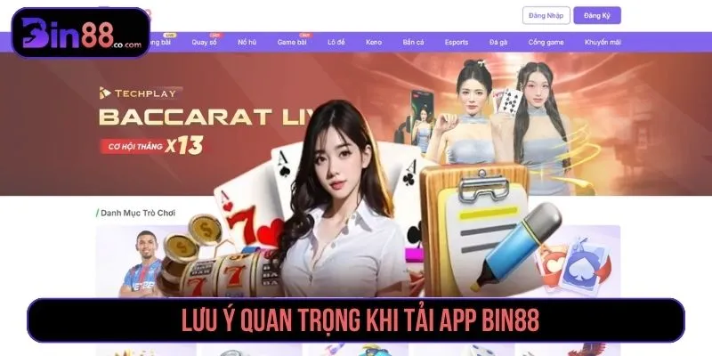 Lưu ý khi tải app BIN88 để hạn chế lỗi cài đặt