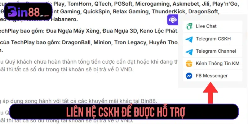 Người chơi không đăng nhập được có thể liên hệ bộ phận hỗ trợ